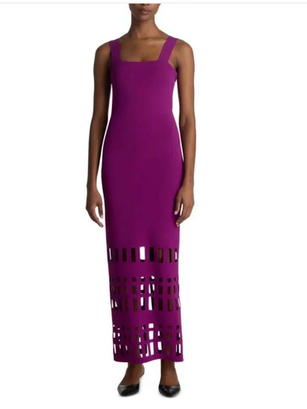 St. John Stretch Knit Cutout Gown NWOT